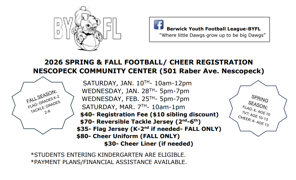 2026 Registration Flyer